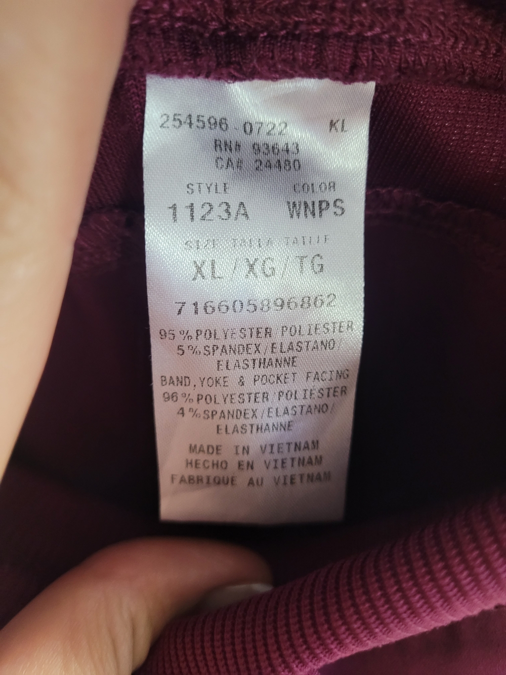 Cherokee Infinity certainty scrub pants. Size XL. - Picture 2 of 3